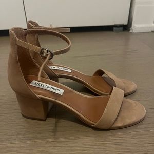 Steve Madden Ireneew Tan 2 Inch Heels